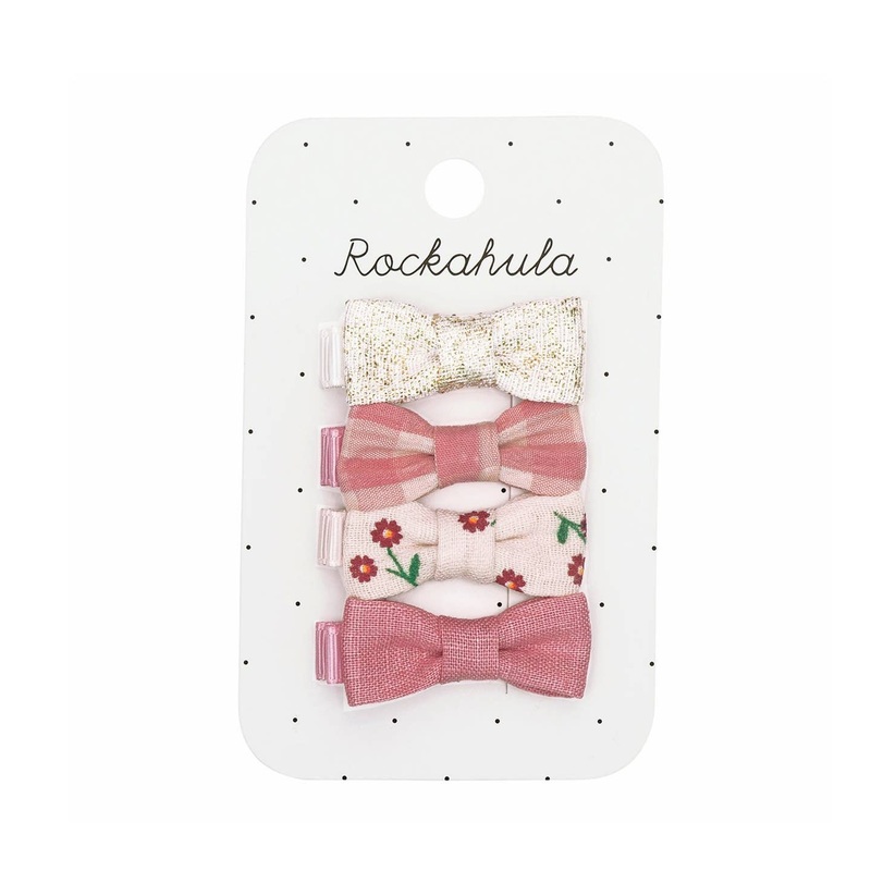Wildflower Mini Bow Clip Set by Rockahula Kids