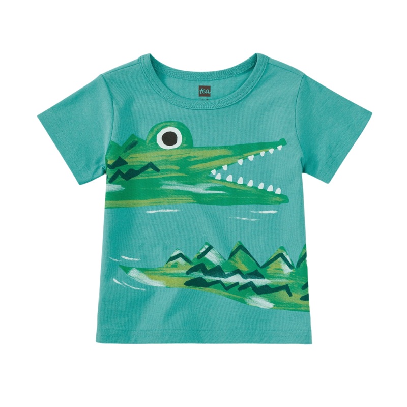 Baby Caiman Graphic Tee – Patina by Tea Collection
