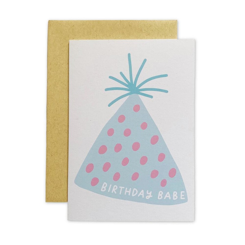 Birthday Babe Card by Allie Biddle