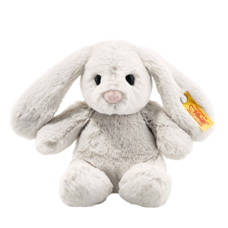 Hoppie Bunny Rabbit Plush Toy – 7″ by Steiff