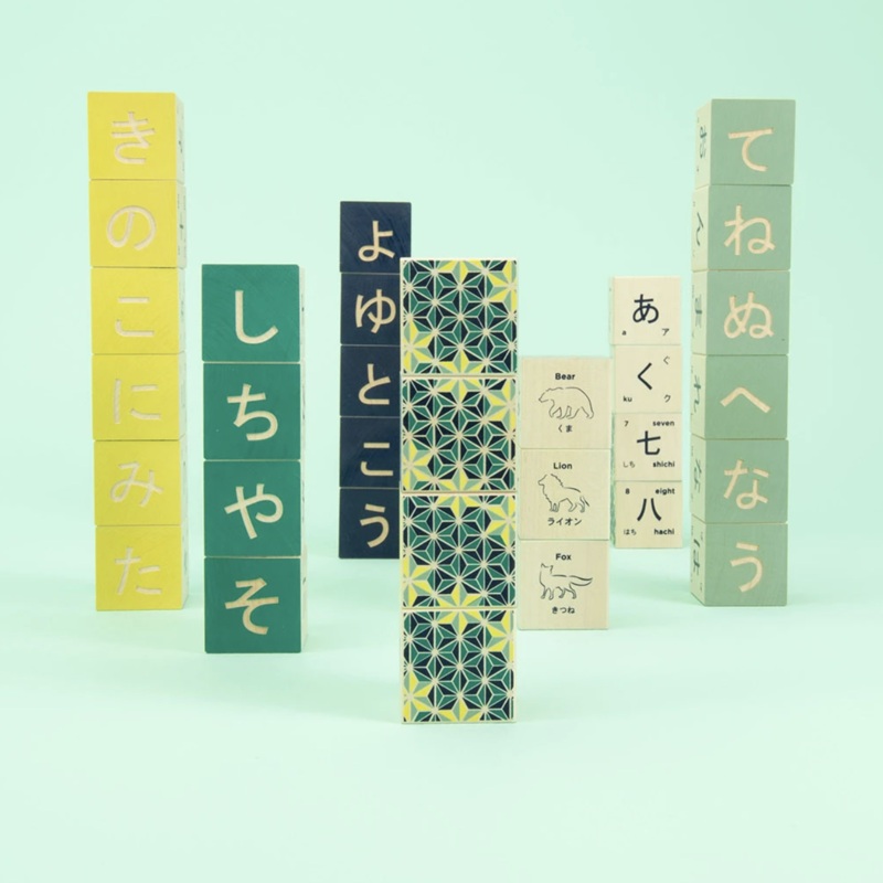 Japanese Wooden Blocks by Uncle Goose