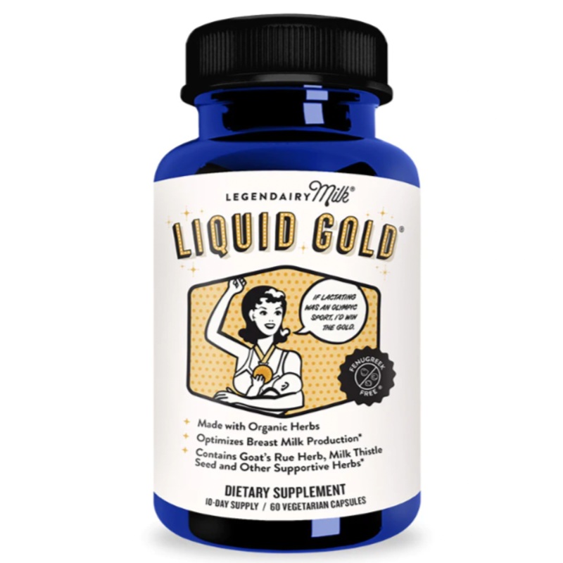 Liquid Gold Organic Lactation Blend – 60 Capsules