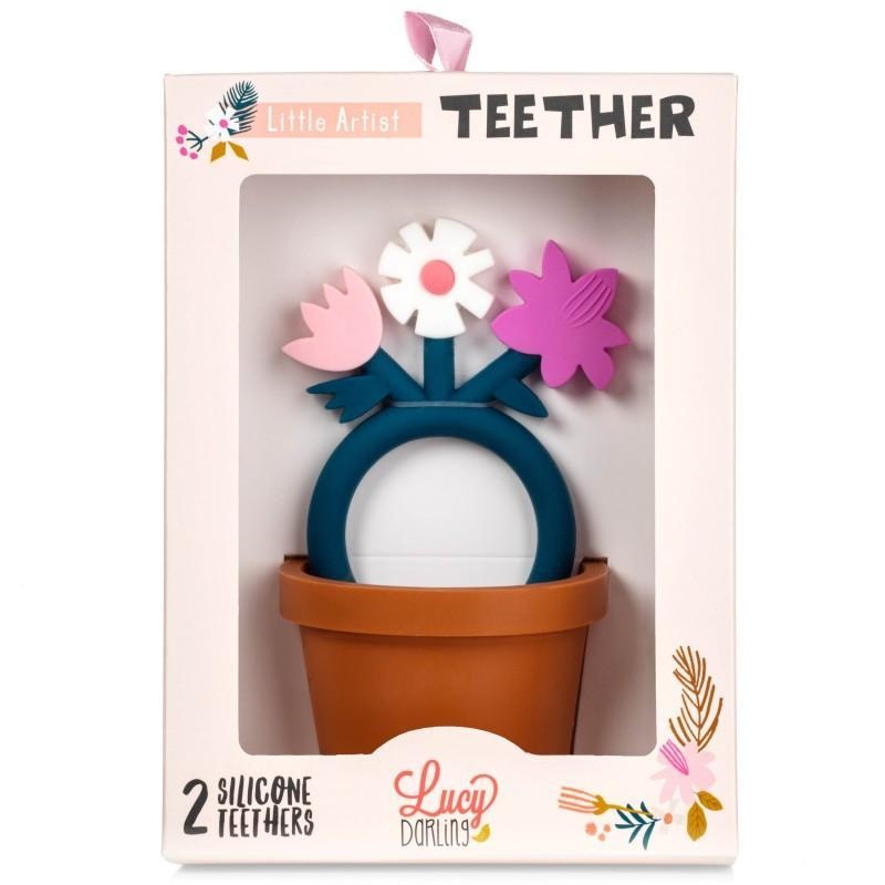 Little Artist Baby Teether Toy by Lucy Darling