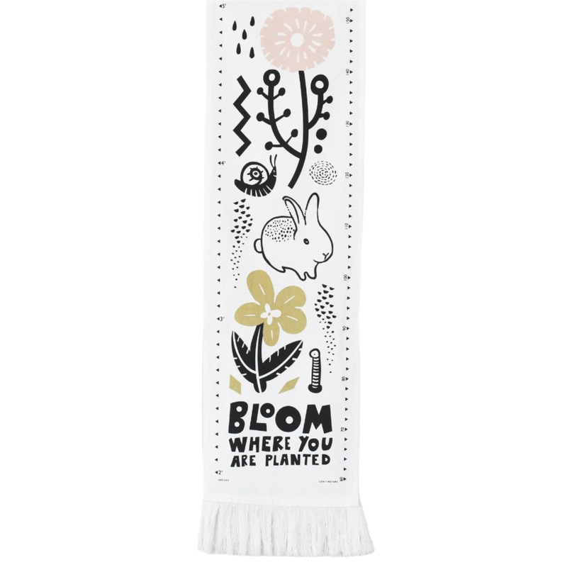 Organic Canvas Growth Chart – Bloom by Wee Gallery
