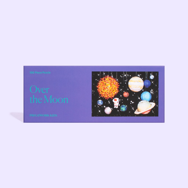 Over the Moon 100 Piece Puzzle by Piecework Puzzles