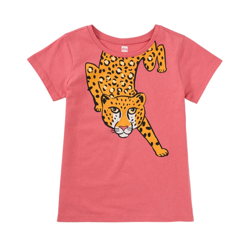 Prowling Jaguar Graphic Tee – Desert Rose by Tea Collection