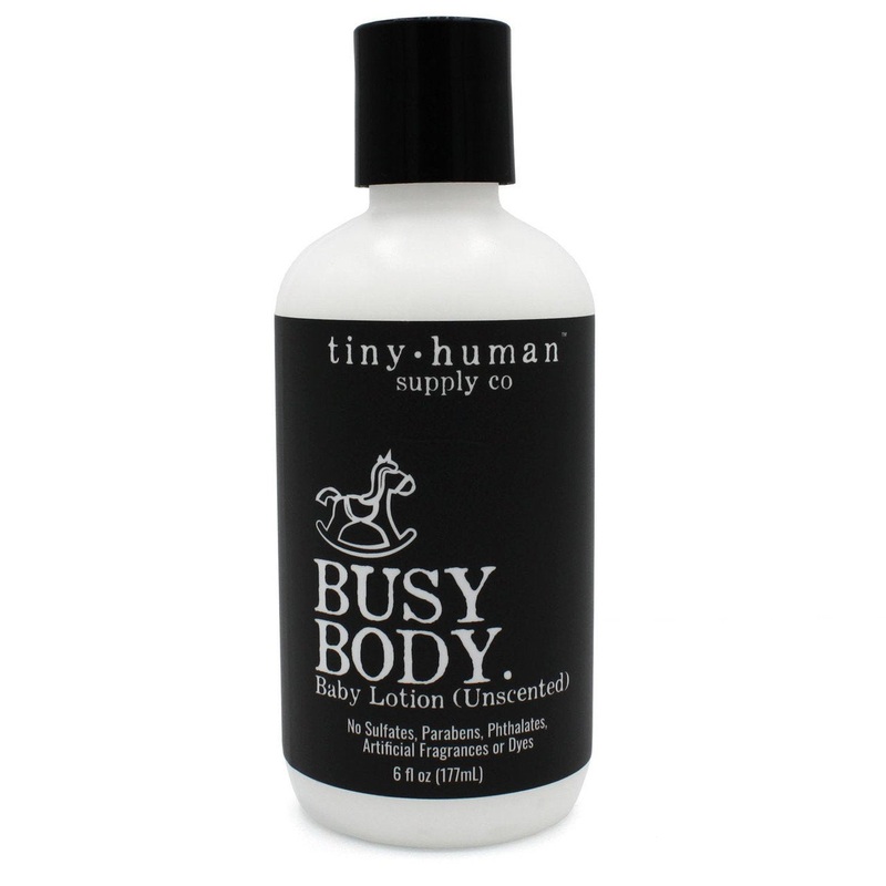 Busy Body Baby Lotion – 8 oz Unscented by Tiny Human Supply Co.