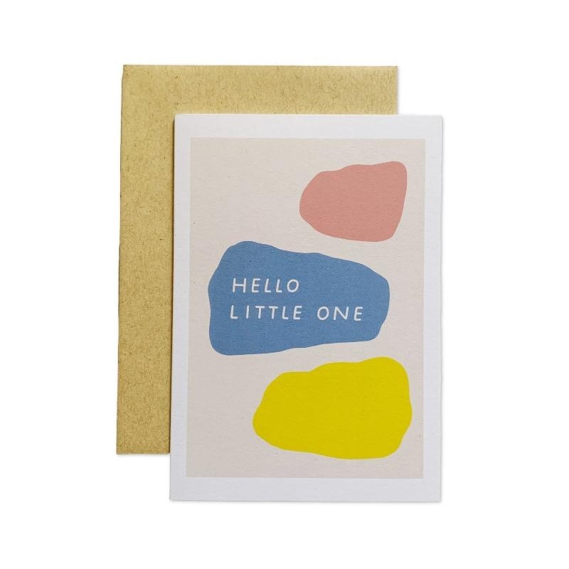 Hello Little One Card by Allie Biddle