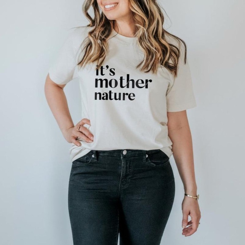 Mother Nature T-Shirt Crewneck – Natural by Gladfolk