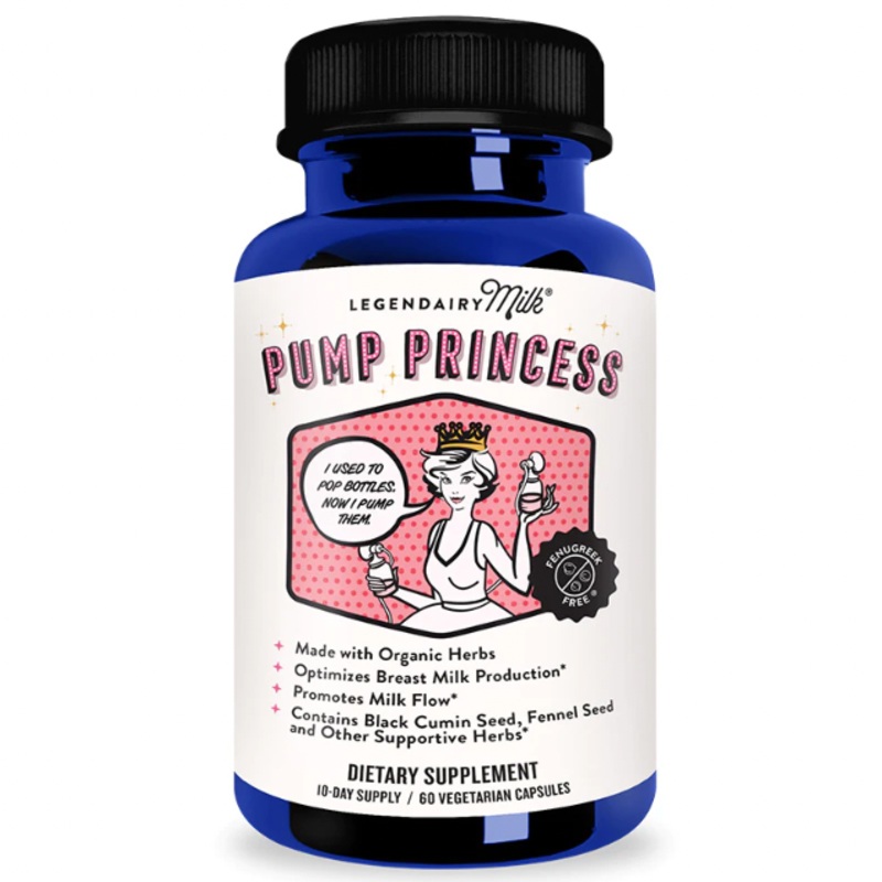 Pump Princess Organic Lactation Blend – 60 Capsules
