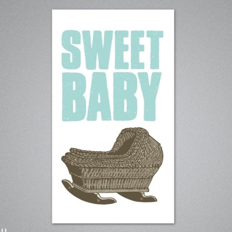 Sweet Baby Enclosure Card by Breathless Paper Co.