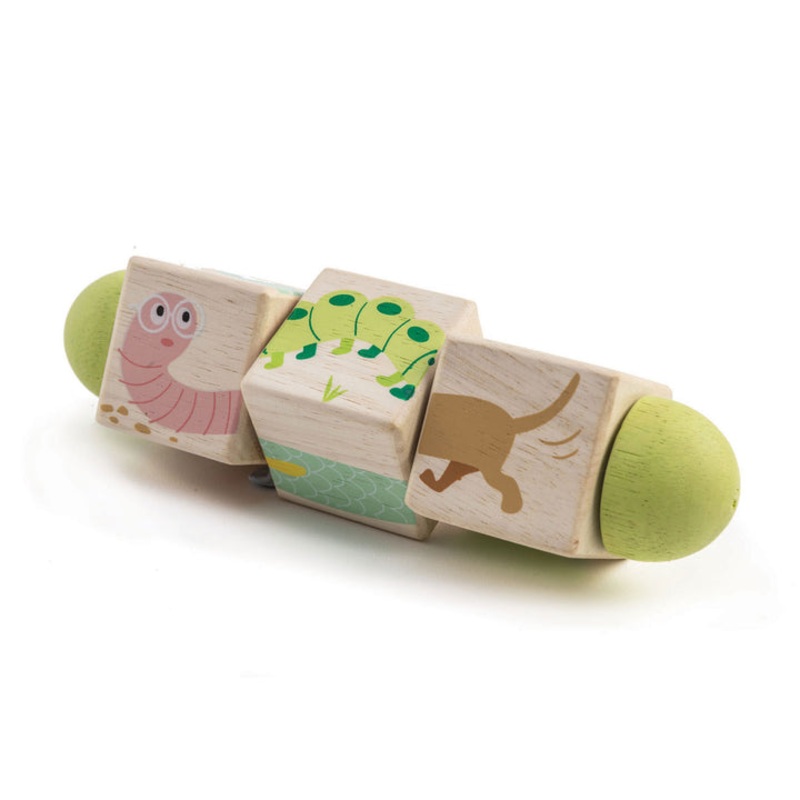 Twisting Cubes Wooden Matching Toy by Tender Leaf Toys