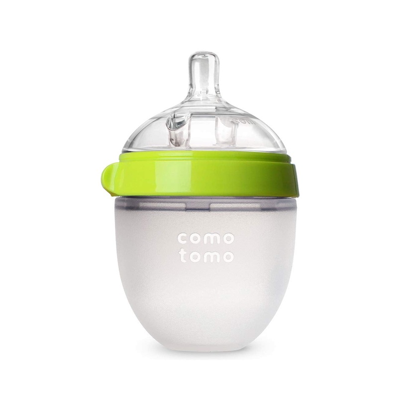 Comotomo Natural Feel Baby Bottle – Green 5 Oz