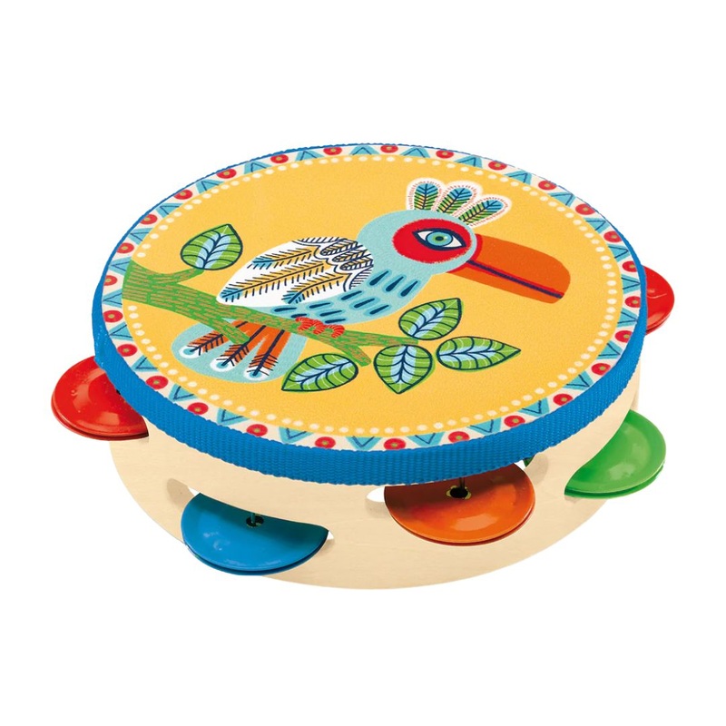 Wooden Tambourine by Djeco