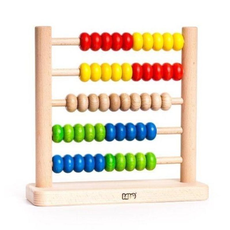 BAJO Abacus 50 Wooden Toy by Little Poland Gallery