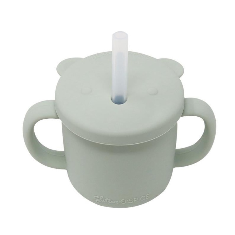 Grow With Me Silicone Bear Cup by Glitter & Spice