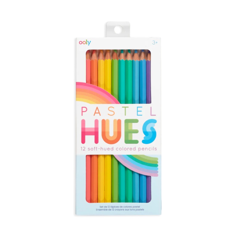 Pastel Hues Colored Pencils – Set of 12 by Ooly