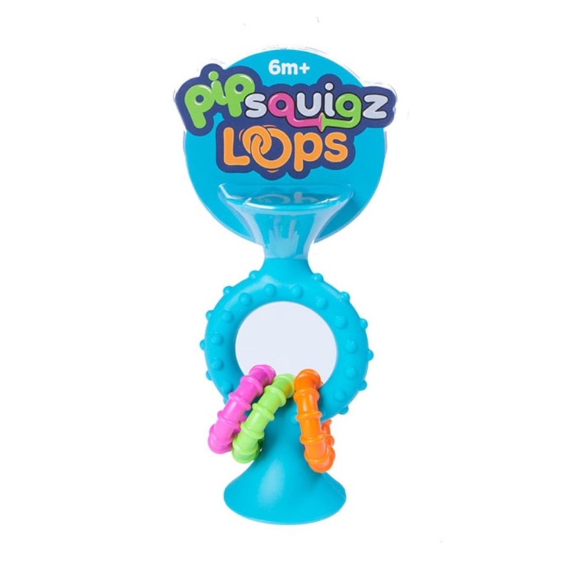 Pip Squigz Loops – Teal by Fat Brain Toys