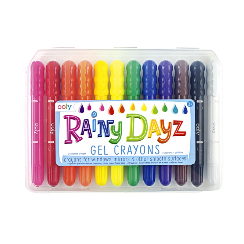 Rainy Day Gel Crayons – Set of 12 by OOLY