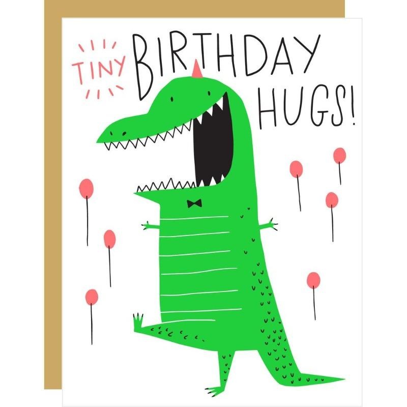 Tiny Hugs Birthday Card by Egg Press