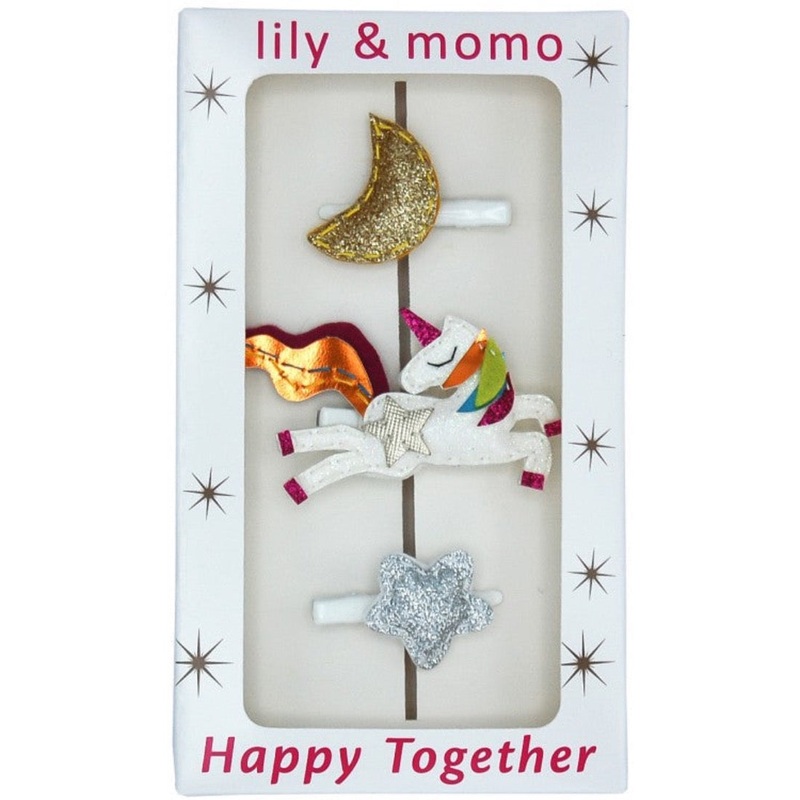 Unicorn Dream Trio Hair Clips by Lily + Momo