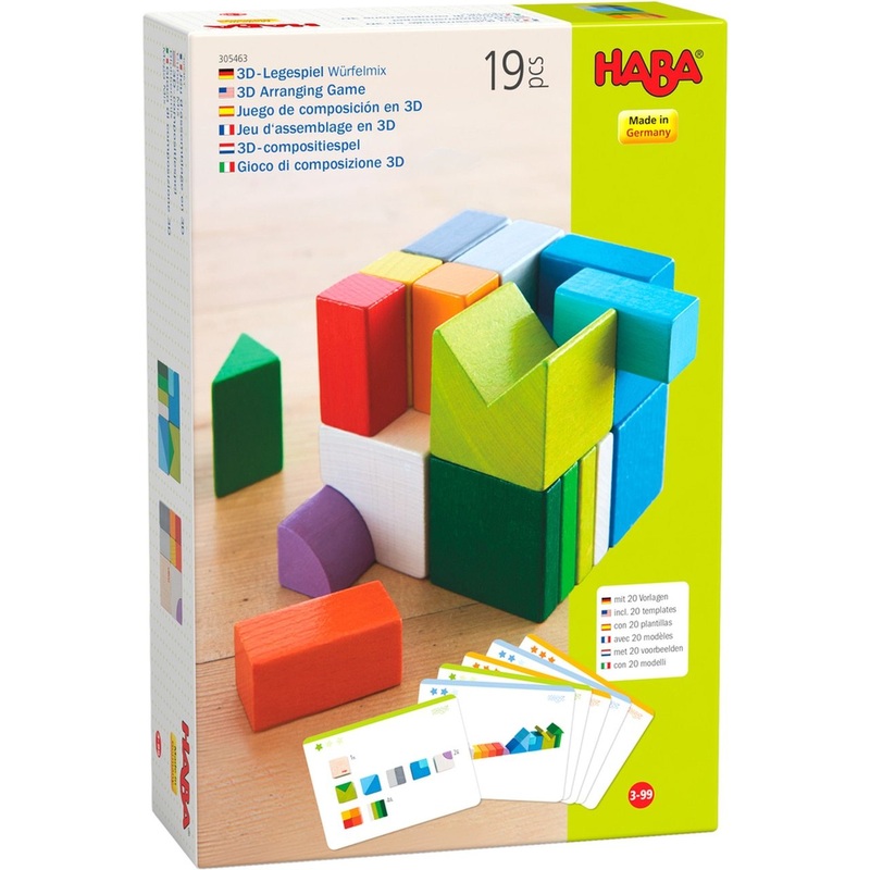 Wooden Blocks – 3D Arranging Game Chromatix by Haba