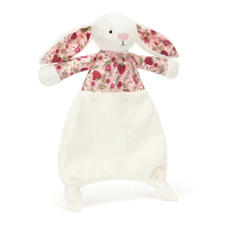 Blossom Cream Bunny ‘Berry’ Comforter by Jellycat