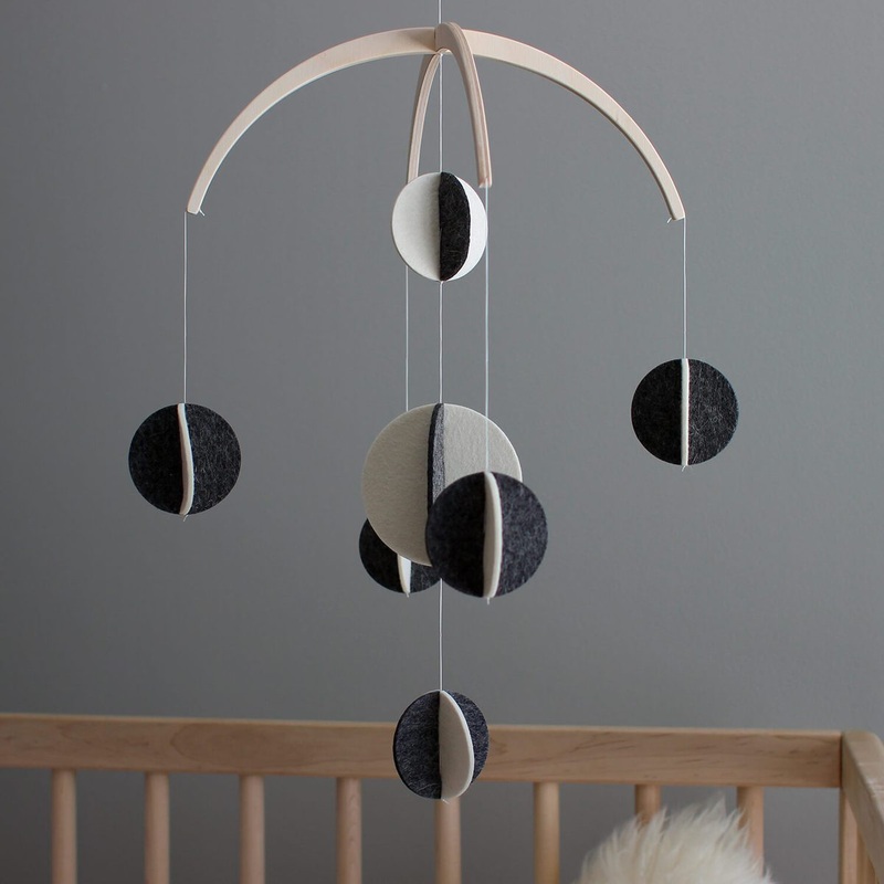 Felt Mobile – High Contrast Modern Orbs
