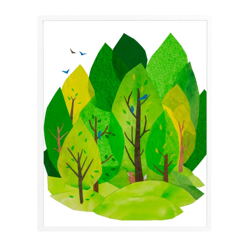 Forest Art Print – 8×10 by Mia Posada