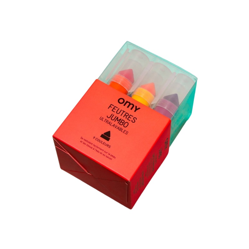 Jumbo Markers – Set of 9 by OMY