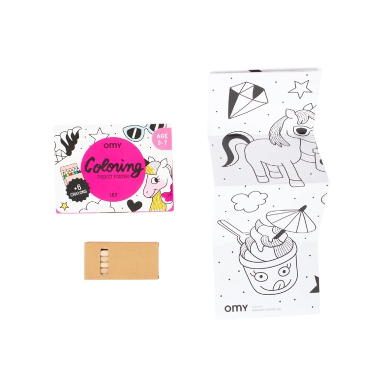 Pocket Coloring Kit – Unicorn by OMY