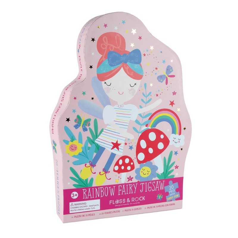 Rainbow Fairy Jigsaw – 20 Pieces by Floss & Rock