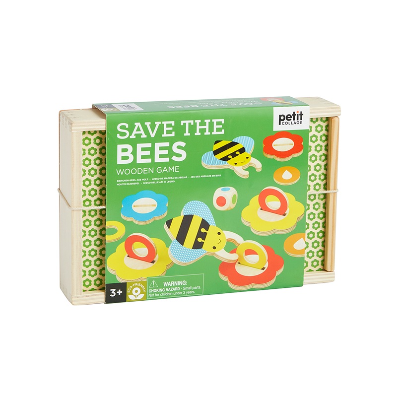 Save The Bees Wooden Game by Petit Collage