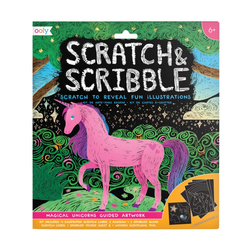 Scratch & Scribble – Magical Unicorns by OOLY