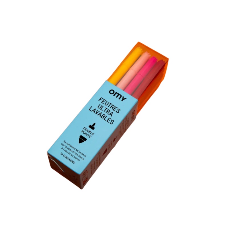 Ultra Washable Markers – Set of 16 by OMY