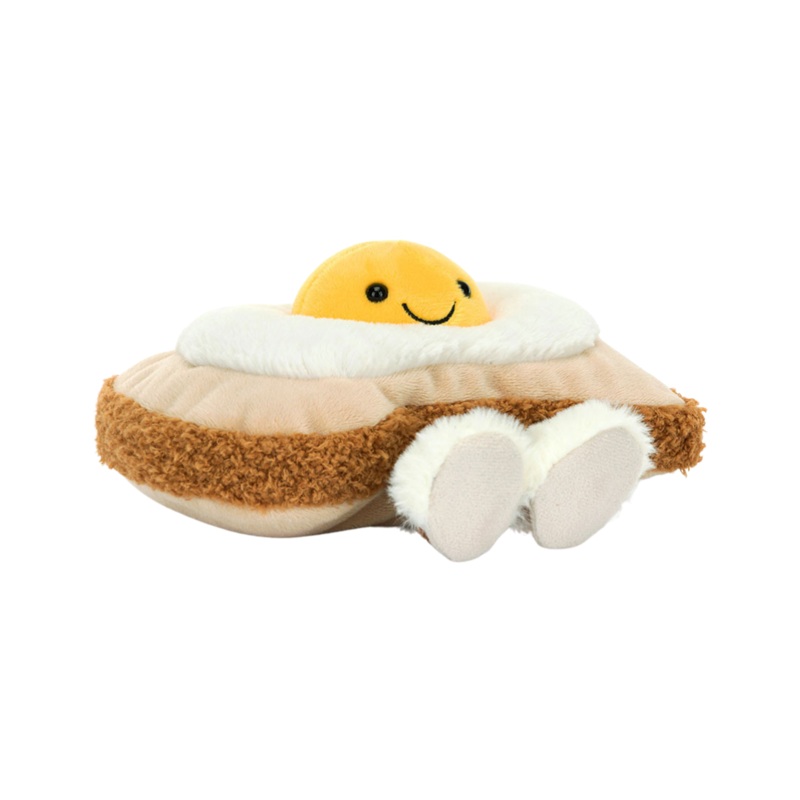Amuseables Egglantine Egg On Toast – 6.25 Inch by Jellycat