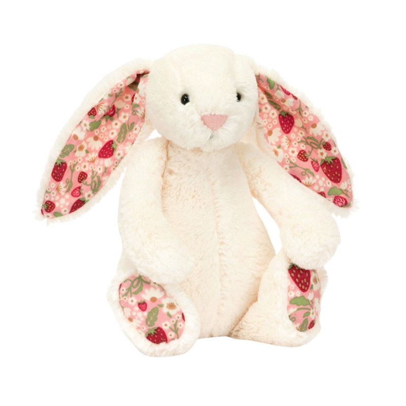 Bashful Cream Bunny ‘Berry’ – Little 7 Inch by Jellycat