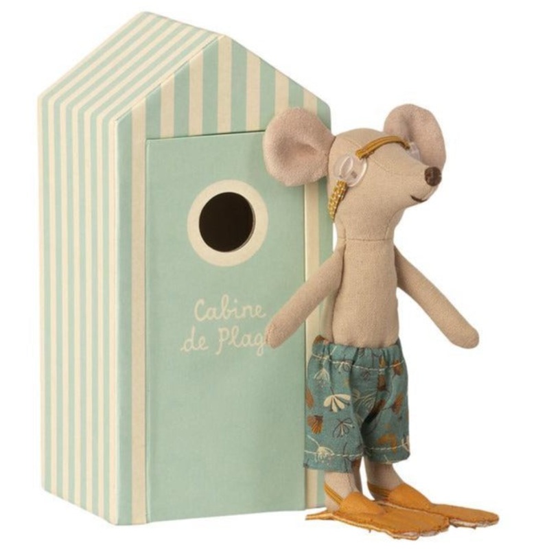Beach Mouse – Big Brother in Cabin by Maileg