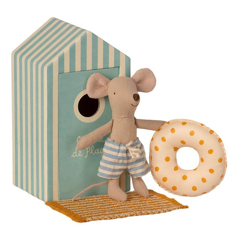 Beach Mouse – Little Brother in Cabin by Maileg