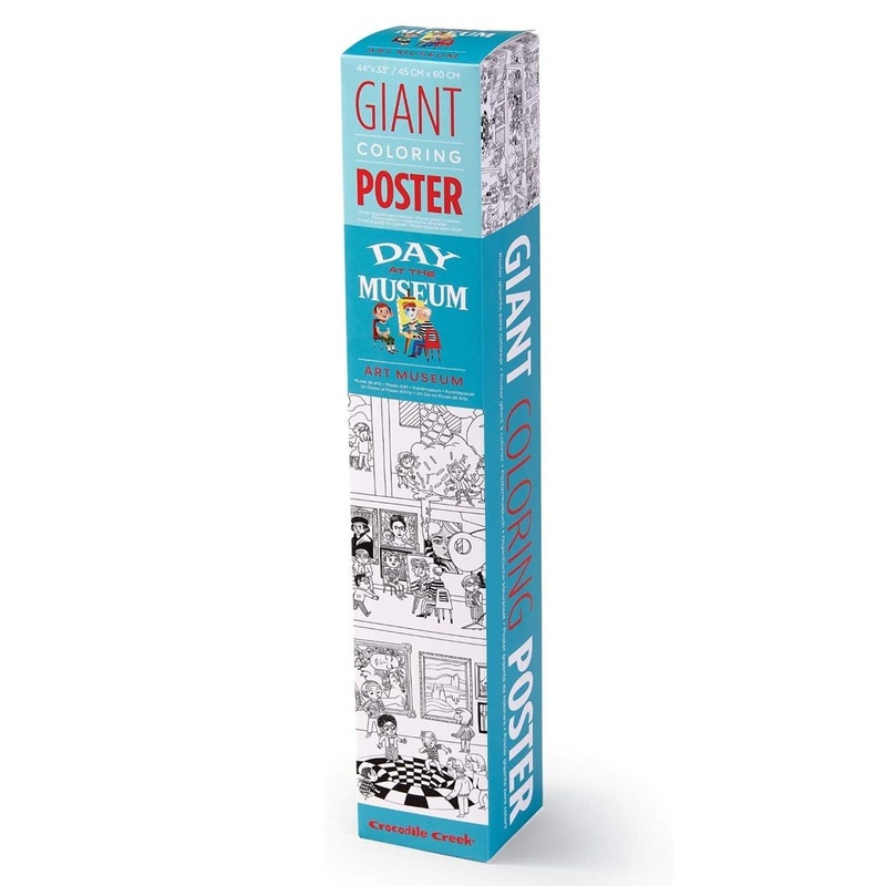 Giant Coloring Poster – Art Museum by Crocodile Creek