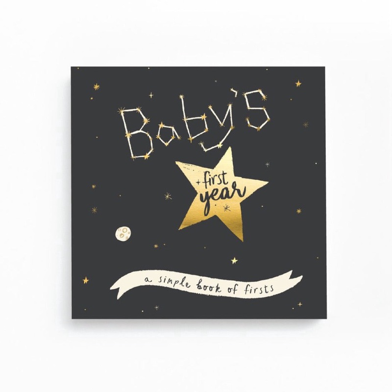 Golden Stargazer Memory Baby Book by Lucy Darling