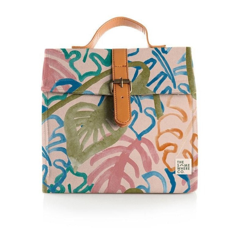 Lunch Satchel – Wild Monstera by The Somewhere Co.