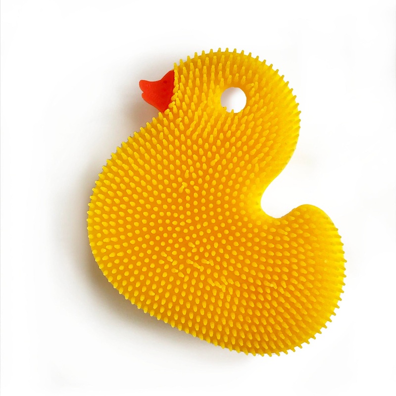 Squigee Silicone Bath Scrub – Duck
