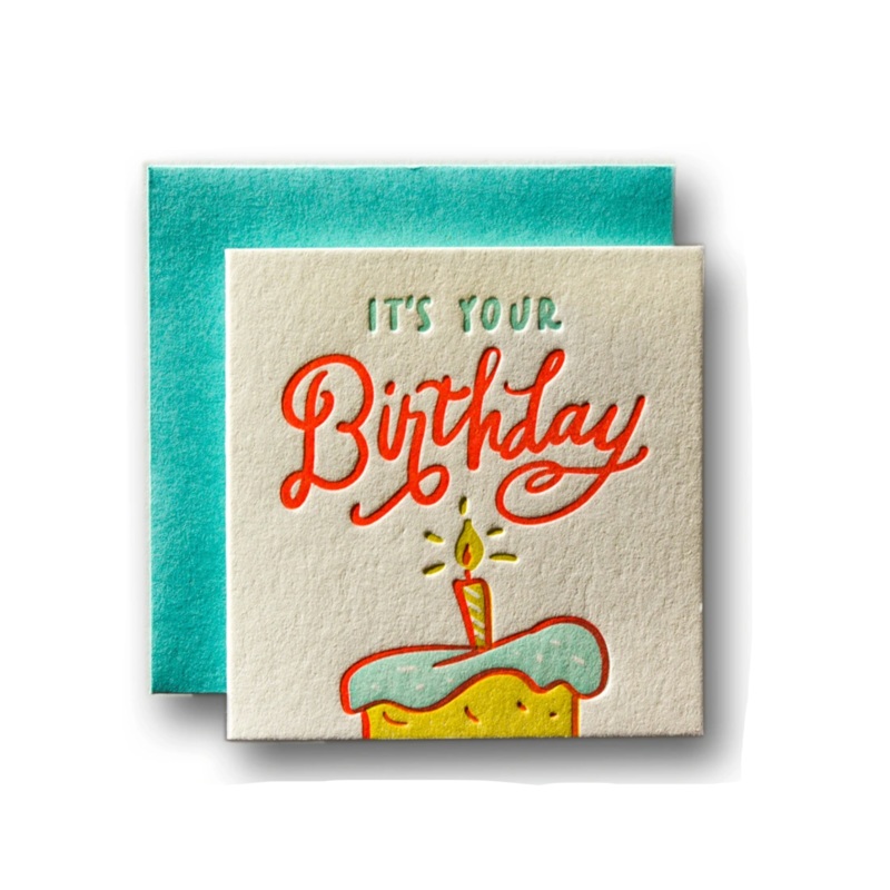 Tiny Birthday Card by Ladyfingers Letterpress