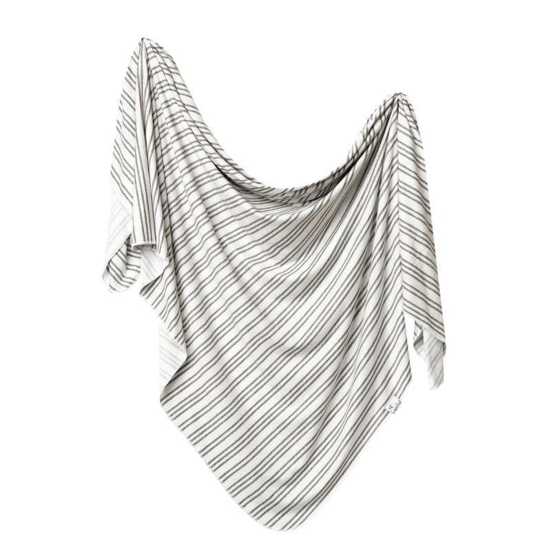 Knit Swaddle Blanket – Midtown by Copper Pearl