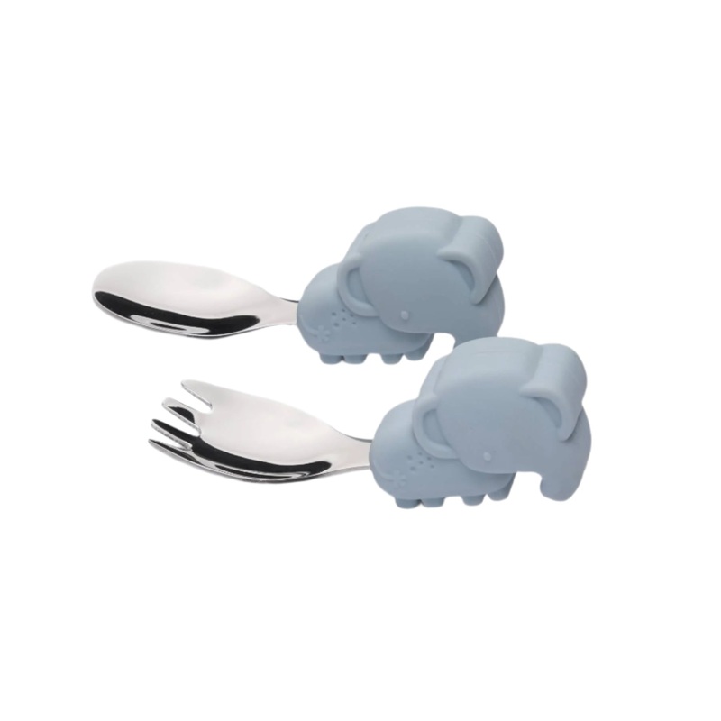Learning Spoon & Fork – Elephant by Loulou Lollipop