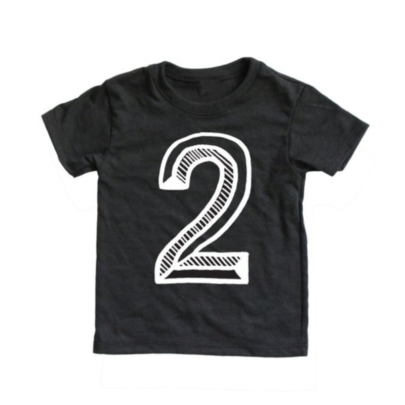 Number Two Tee by Mochi Kids