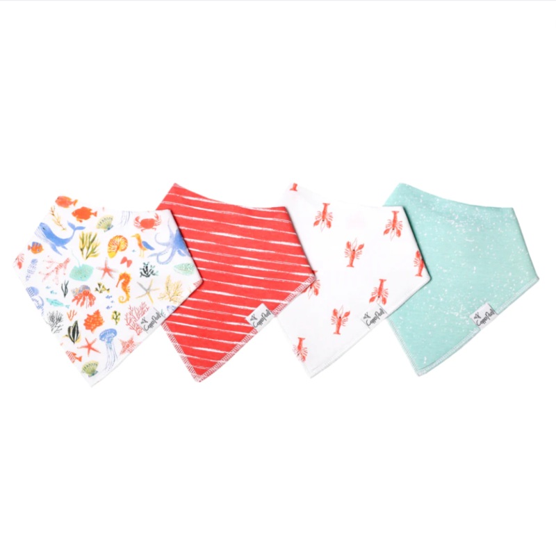 Single Bandana Bib – Nautical by Copper Pearl