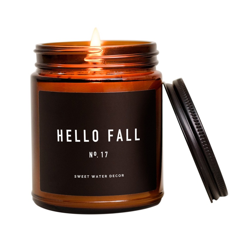Soy Candle – Hello Fall by Sweet Water Decor