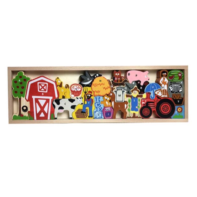 The Farm A to Z Puzzle by Begin Again